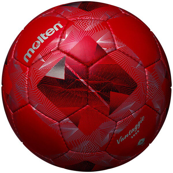 モルテン サッカーボール 4号球 ヴァンタッジオ3000 検定球 メタリックレッドxレッド F4N3000-RR モルテン