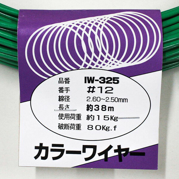 IW-325 カラーワイヤー 緑 アイアイ