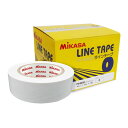 AC-LTPE4050-W ラインテープ 白 ポリエチレン (伸びないタイプ) 幅40mm×50m×2巻入 MIKASA
