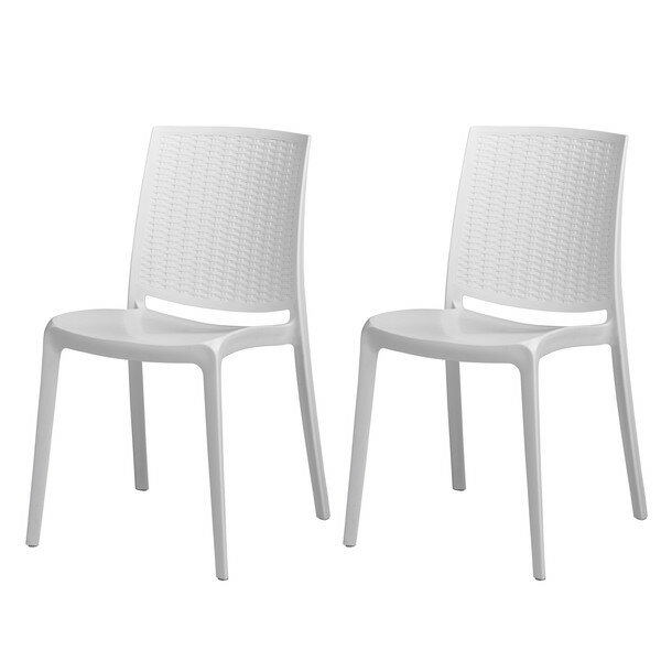 MPF-01CW/2S ラタンチェアー Bianca 2脚組 タカショー メーカー直送