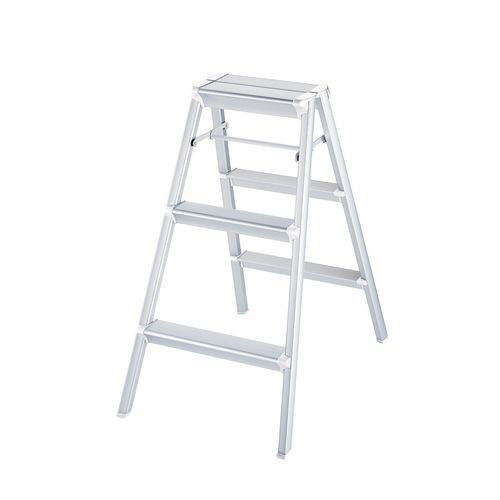 SK2.0-08S 長谷川工業 シルバー [スキットステップ 3段] メーカー直送