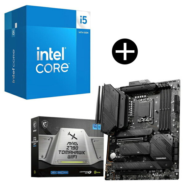 Intel Corei5-14500 CPU + MSI MAG Z790 TOMAHAWK WIFI インテル 700シリーズ マザーボード セット