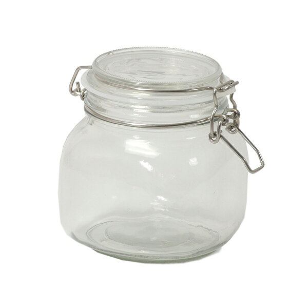 Glass Storage Containers - LD-488 リバティーコーポレーション 角型 ガラス 保存瓶 750ml キャレ