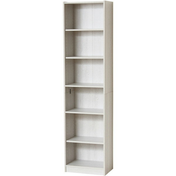 【スーパーSALE限定10%OFF】らくらく組立文庫本棚W450 ホワイト 25501 クロシオ メーカー直送 2606ss