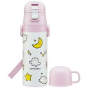 SKDC4 シナぷしゅ スケーター 子供用 ステンレス 水筒 2way 直飲み 470ml コップ飲み 430ml 保温・保冷 waterbottle スポーツ...