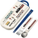 TACC2AG TRAIN 電車 スケーター お弁当 トリオセット(箸・スプーン・フォーク) 開けやすいスライド式 抗菌加工