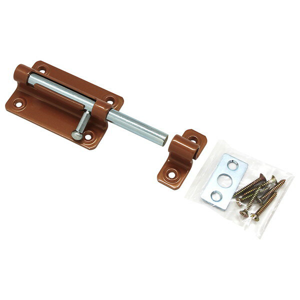 IK-002 大型 塗りラッチ 茶 和気産業