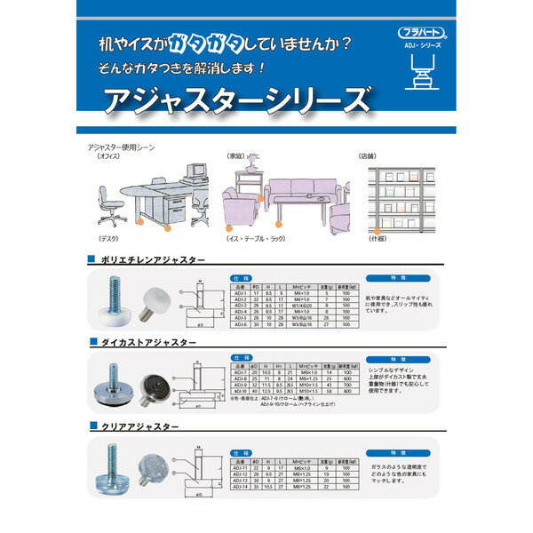 ADJ-4 ポリエチレンアジャスター 和気産業