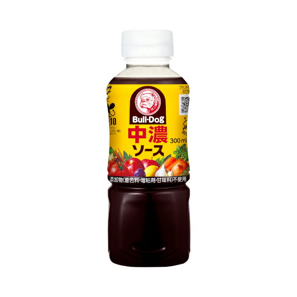 ブルドックソース ブルドック 中濃ソース パック 300ml ×10 メーカー直送