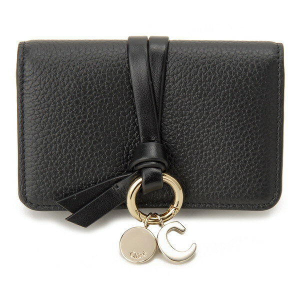 クロエ 名刺入れ Chloe クロエ カードケース 名刺入れ ブラック 黒 アルファベット レディース CHC21WP015 F57 001 ALPHABET CARD HOLDER BLACK ブランド 誕生日 新生活 クリスマス ギフト プレゼント 贈り物 【並行輸入品】