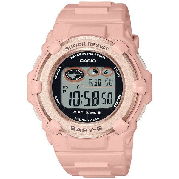 腕時計 時計 CASIO カシオ BABY-G レディース BGR-3003NC-4JF ピンク ベイビーG ベイビージー ベビーG ベビージー 電波 ソーラー ウォッチ 誕生日 新生活 母の日 クリスマス プレゼント ギフト BGR3003NC4JF