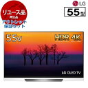 楽天総合通販PREMOA 楽天市場店【リユース】 アウトレット保証セット LGエレクトロニクス OLED55E8PJA [55V型地上・BS・110度CSデジタル 4K対応 有機ELテレビ] [2018年製]