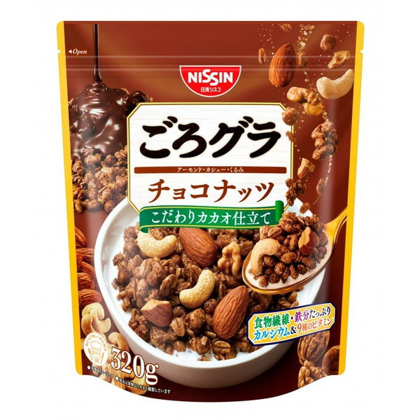 日清シスコ ごろグラ チョコナッツ 320g x6 日清シスコ
