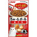 ご注文前にご確認ください※ 商品パッケージや仕様につきまして、予告なく変更されることがございます。※ 賞味期限表示がございます商品は、製造年月から表示期限までになります。商品説明★ ひと粒で楽しめる2層のおいしさの秘密・外はふっくらささみで作ったやわらか食感。ねこちゃんの食べやすい大きさにしました。・中はとろっとねこちゃんが食べやすい、滑らかな独自のちゅ〜るタイプ。クリーミーな食感でとろけるおいしさ。★ 小粒でやわらかい、ささみのおやつ。まぐろ味。おやつとしてそのまま与えても、ドライフードに混ぜてトッピングとしてもお使いいただけます。いつものごはんに混ぜていただくことで美味しさをプラス![使用方法]1日3袋を目安におやつとしてそのまま与えるか、主食(ドライフード、缶詰等)に混ぜてお与えください。[注意事項]※お使い残りの出た場合は、他の容器に移し替えて冷蔵庫に入れ早めにお与えください。鶏ささみ由来の成分が黒く変色する場合がございますが、品質には問題ございませんのでご安心ください。※メーカーの都合により、パッケージ・仕様・成分・生産国等は予告なく変更になる場合がございます。※上記理由でのご返品はお受けできませんので、事前お問合せなどご注意のほど宜しくお願いいたします。スペック* 商品サイズ: W120×D30×H220* 内容量: 10g×3袋* 重量: 38g* 成分: 鶏肉(ささみ)、まぐろ、かつお節、鶏脂、でん粉、卵白粉末、まぐろエキス、酵母エキス、寒天、カゼインナトリウム、増粘多糖類、ビタミンE、紅麹色素、緑茶エキス* 生産国: 中国(メーカー工場)