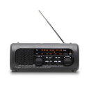 PR-323RBK DRETEC ブラック さすだけ充電ラジオライト3