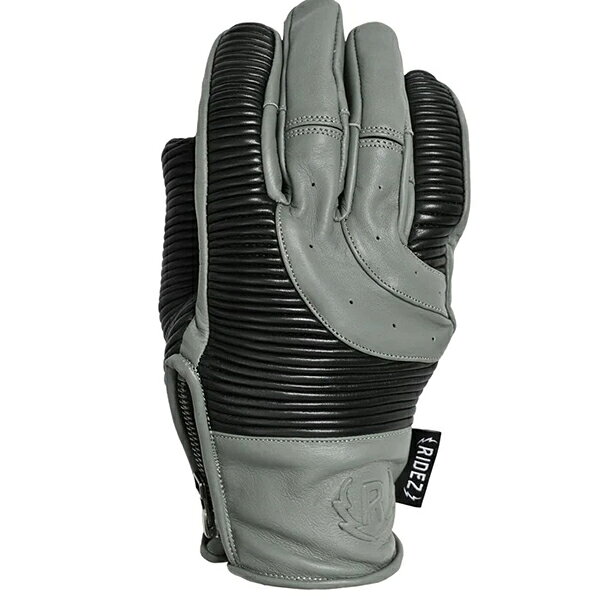 其它 - バイク グローブ 手袋 牛革 タッチパネル対応 振動衝撃吸収 RLG2203 MOTO GLOVES VOLTAGE GY/BK L