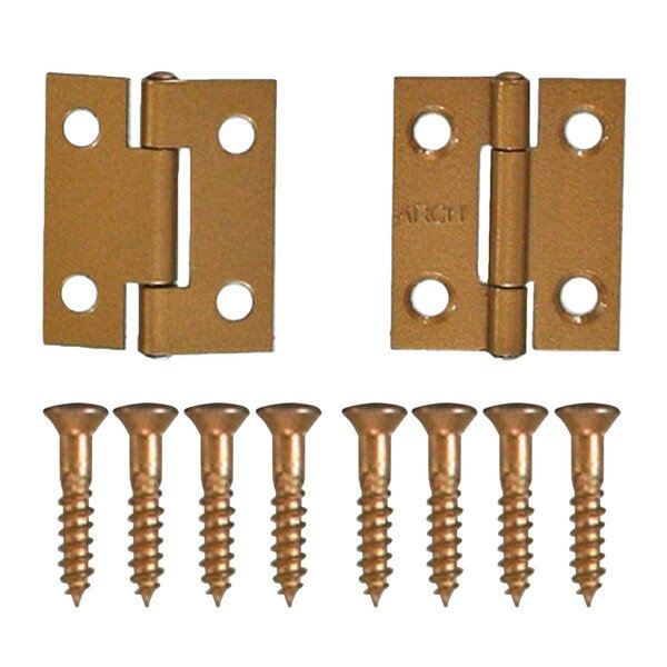 VE-009 薄口カラー丁番 ゴールド 2枚入 和気産業