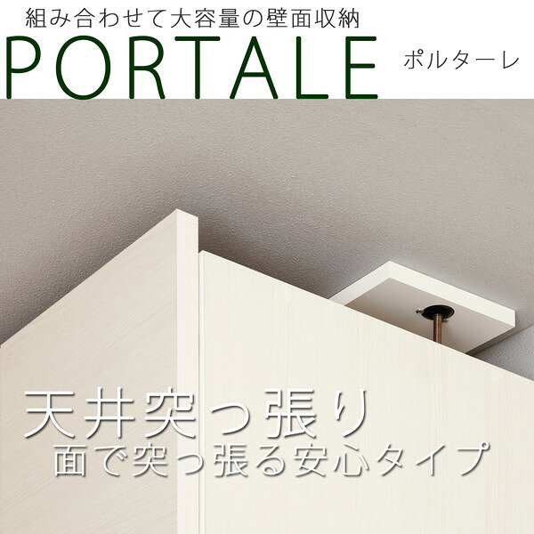 POR-5530D U DK 白井産業 ダークブラウン ポルターレ [壁面収納ユニット 幅30cm 上置き] メーカー直送 [3]