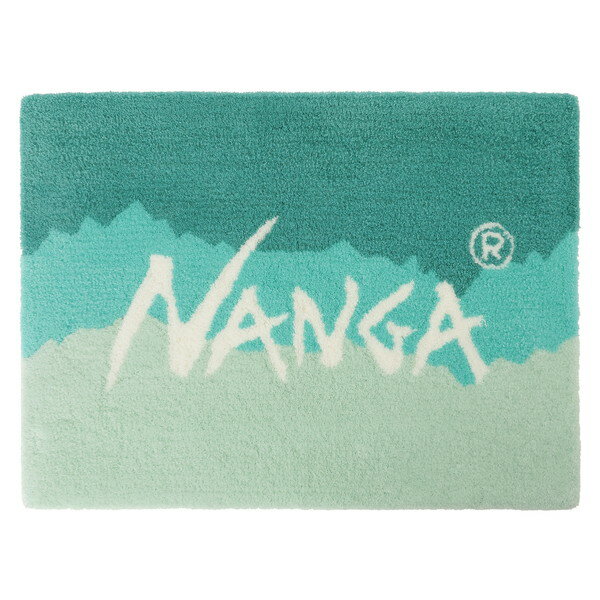 ナンガ NANGA RIDGELINE GRADATION RUG AQUA FREE NZ2454-4F405-B N0000827 NANGA リッジライングラデ..