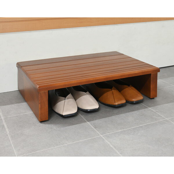 フクダクラフト SG-S4530 DBR 段差解消、天然木ステップ・玄関台 ダークブラウン 【同梱配送不可】【代..