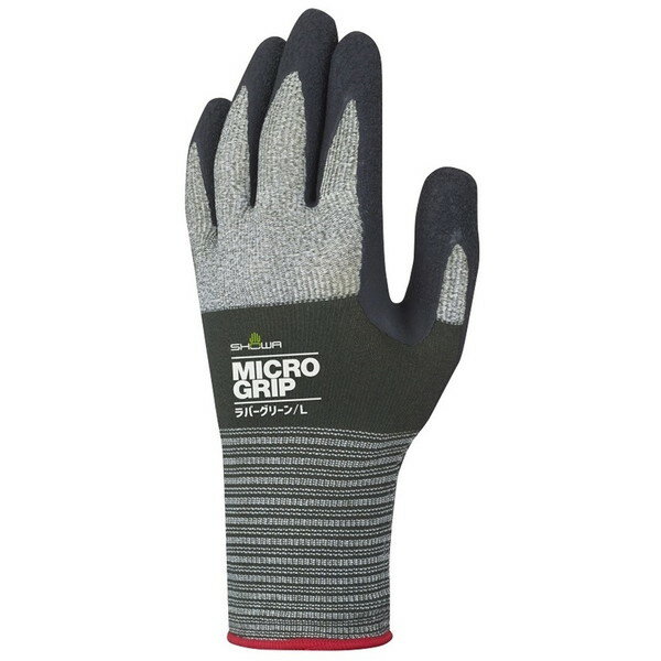 No.344 グリーン L ショーワグローブ マイクログリップ ラバーグリーン