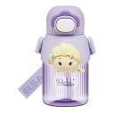 PMSHP6 ツムツム エルサ スケーター 立体マスコット付き ストロー 水筒 580ml ディズニー