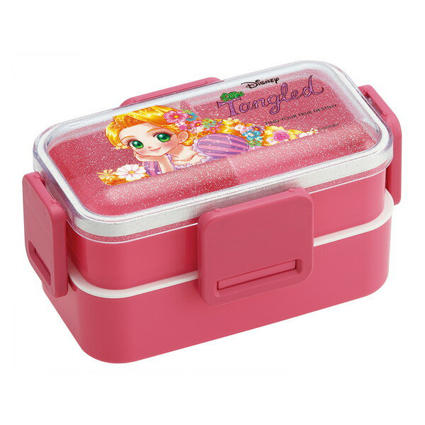 PFLW4AG 塔の上のラプンツェル 中川翔子 スケーター 弁当箱 2段 600ml ふわっと盛れるドーム型 抗菌加工 ディズニー
