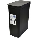 シンプルダストボックス 28L 縦開き ブラック 小久保工業所(3)