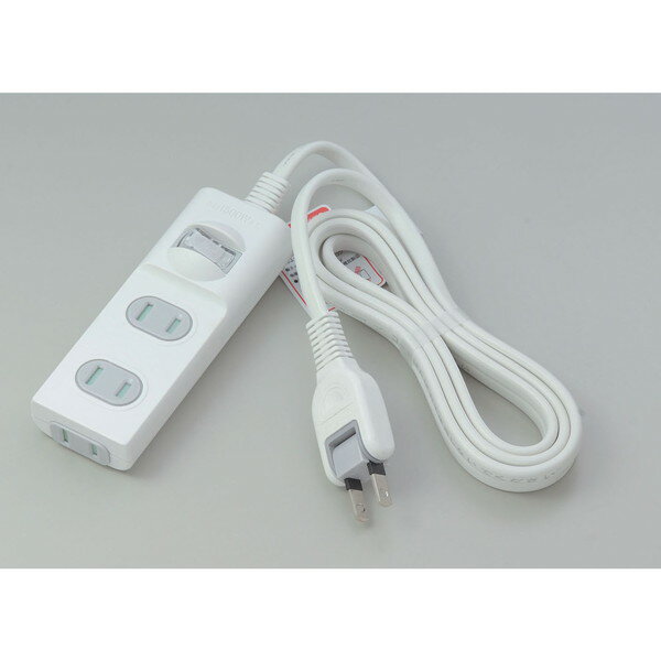 【エントリーでP5倍!20日20:00-27日1:59】 WBS-T3050B(W) ELPA ホワイト [扉付電源タップ 集中スイッチ..