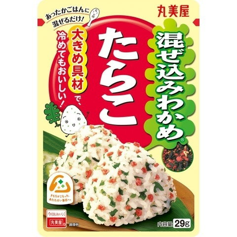 丸美屋食品工業 丸美屋 混ぜ込みわかめ たらこ 29g x10 メーカー直送 ギフト プレゼント