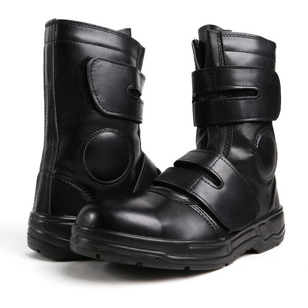 ZA819 ブラック 27 コーコス [面ファスナー式セーフティーブーツ]