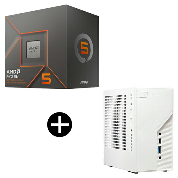 AMD Ryzen 5 8500G BOX With Wraith Stealth Cooler CPU + ASRock DeskMini X600/W/BB...