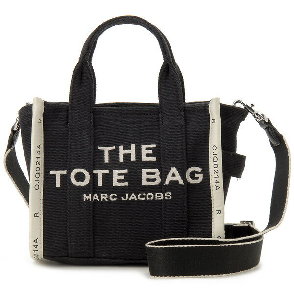 MARC JACOBS マークジェイコブス トートバッグ ザ トート ブラック 黒 M0017025 001 THE TOTE BAG JACQUARD SMALL TOTE BLACK ブランド 誕生日 新生活 クリスマス プレゼント ギフト 【並行輸入品】
