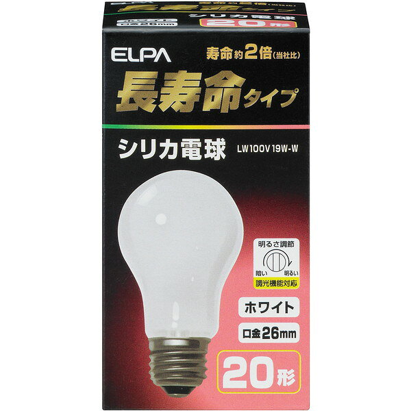 Filament Lamps - LW100V19W-W 朝日電器 [長寿命シリカ (白熱電球)]