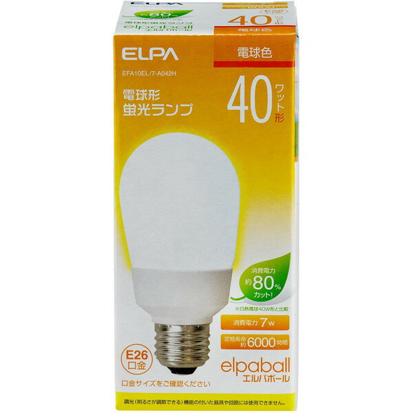 EFA10EL/7-A042H 朝日電器 [電球形蛍光灯 A形 40W形]