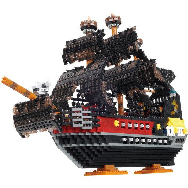 ナノブロック 海賊船 デラックスエディション NB-050 カワダ