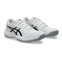 アシックス バレーボールシューズ UPCOURT 6 GS WHITE/BLACK 1074A045 101 22cm アシックス