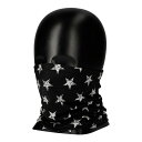 PNW-05 PIPES NECK WARMER BLACK STAR RIDEZ