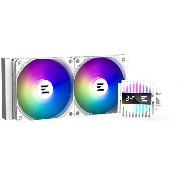 総合通販PREMOA 楽天市場店のALPHA2 A24 White ZALMAN ホワイト [CPUクーラー]【KK9N0D18P】｜アングル3