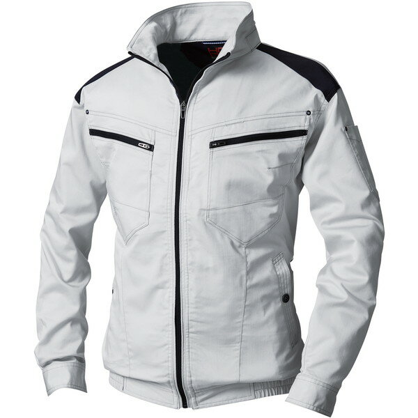 村上被服 V9502シルバーグレーL HOOH (鳳皇) [快適ウェア ブルゾン ストレッチ (バッテリー・ファン別売り)]