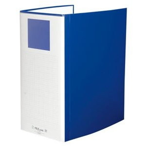 【エントリーでP5倍!20日20:00-27日1:59】 美濃商会 K-120B　パイプファイルA4S両開きブルー