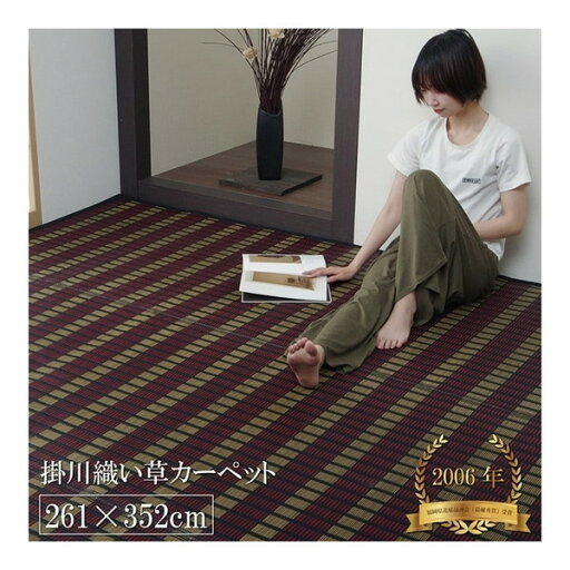 1080360000000 【福岡県品評会最優秀賞】敷物 国産 日本製 純国産 い草 掛川織 花ござ 抗菌防臭 自然素材 モダン ブラック 江戸間6畳 約261×352cm イケヒコ・コーポレーション メーカー直送 1080360000000 【福岡県品評会最優秀賞】敷物 国産 日本製 純国産 い草 掛川織 花ござ 抗菌防臭 自然素材 モダン ブラック 江戸間6畳 約261×352cm イケヒコ・コーポレーション メーカー直送