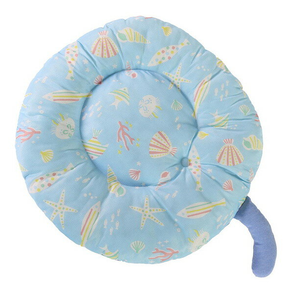 クールズ しっぽクッション うみのなか ブルー ドギーマン