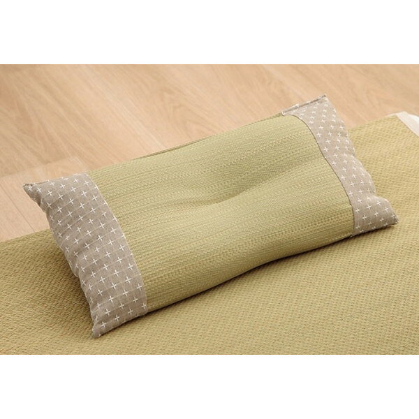1122950026301 寝具 枕 平枕 い草 吸湿 調湿効果 抗菌防臭 ベージュ 50×30cm イケヒコ・コーポレーション メーカー直送 [2]