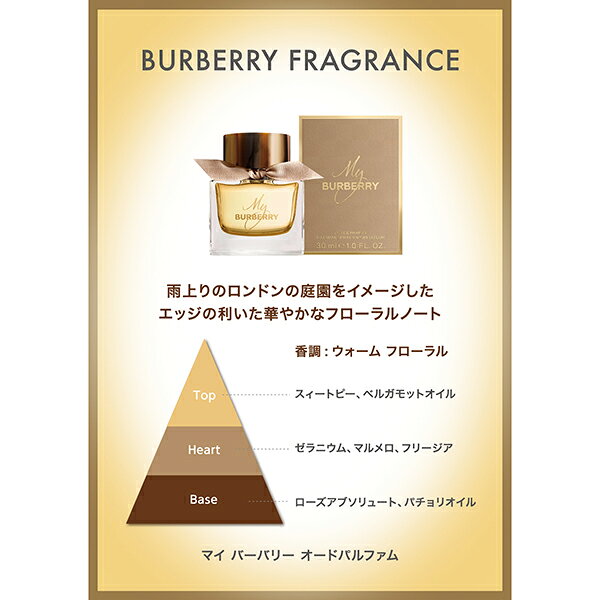 BURBERRY バーバリー 香水 レディース マイバーバリー オードパルファム 50mL BU-MYBURBERRYEPSP premoa-11123048 総合通販PREMOA 楽天市場店 サンプル画像2