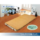 1100300012601 丈夫でひんやり 竹シーツ 『ひんやり竹 敷パッド』 ブラウン シングル 100×200cm(四方ゴムバンド付き) イケヒコ・コーポレーション メーカー直送(3)