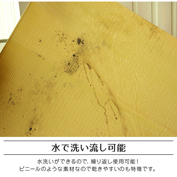 1090250021202 ラグ 洗える 日本製 国産 アウトドア レジャー アウトドア 和室 シンプル ベージュ 江戸間6畳(約261×352cm) イケヒコ・コーポレーション メーカー直送 [3]
