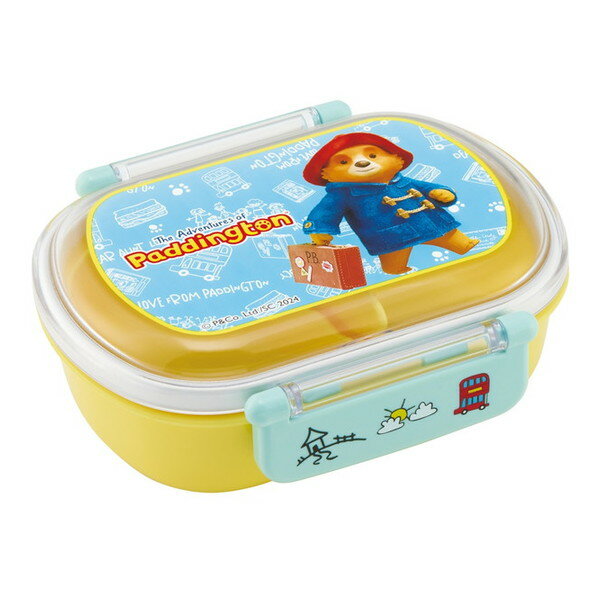 Lunch Boxes - パディントンベア QAF2BAAG スケーター [子供用 お弁当箱 (1段 360ml ふわっと盛れるドーム型 抗菌加工)]