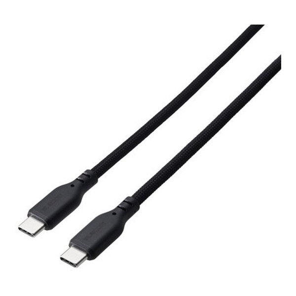 【エントリーでP5倍!20日20:00-27日1:59】 MPA-CCMG10BK ELECOM ブラック [USB-C ケーブル (TypeC to C..