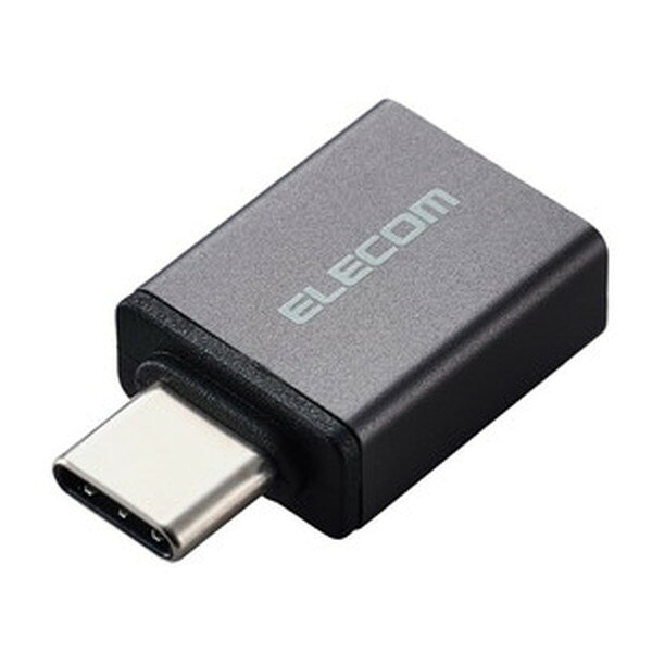 M-AFCMADBK ELECOM ブラック [USB Type-C 変換アダプタ (USB-A to USB-C 変換 USB2.0 OTG対応 超小型)]